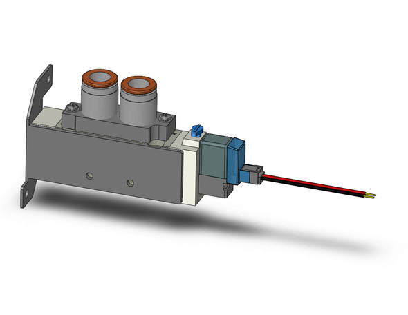 SMC SY7120-5LZE-C10-F1 4/5 port solenoid valve valve, sgl sol, body pt (dc)