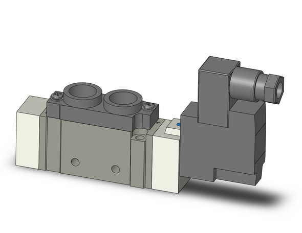 SMC SY7120-5Y-02T valve, sgl sol, body pt, din