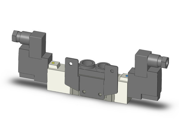 SMC SY7420-5DZ-02-F2 valve, double sol, body pt, din