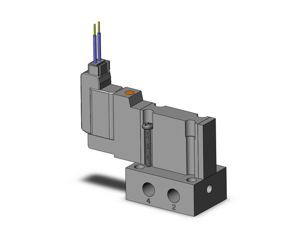 SMC S0715-6M-M5 plug lead type 5 port solenoid valve