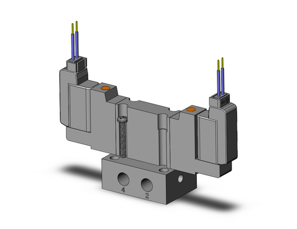 SMC S0725-5M-M5 plug lead type 5 port solenoid valve