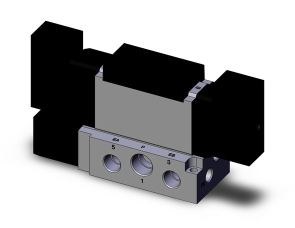 SMC VFR3300-1FZ-03 valve double plug-in base mount