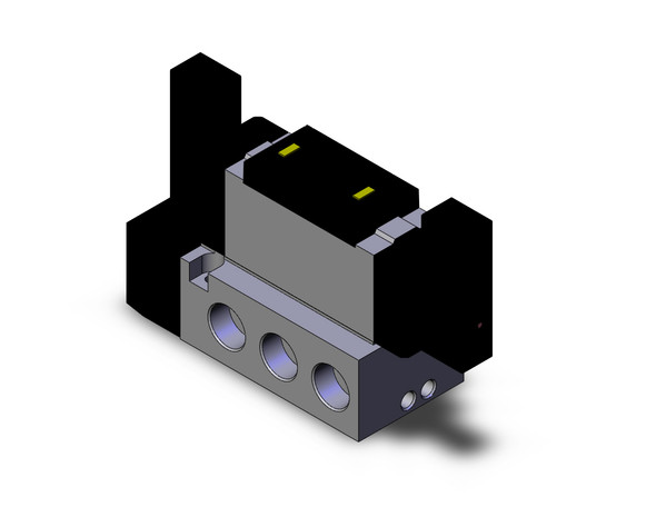 SMC VFS5501-3FZ-06T Valve Dbl Plugin Base Mount