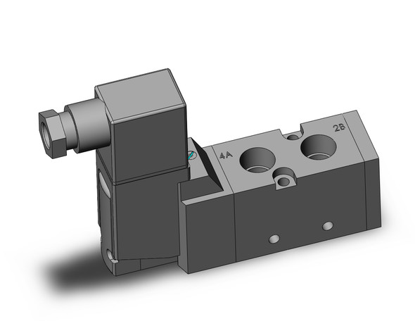 <h2>VF3000, 5 Port Solenoid Valve w/Rectifier</h2><p><h3>Series VF, a five port pilot solenoid valve, offers large flow capacity in a compact size. The VF is available in many variations including three types of manual override and four types of electrical entry. Common exhaust for main valve and pilot valve is also available.<br>- </h3>- 5 port<br>- Body ported   base mounted types<br>- Built-in full-wave rectifier (AC)<br>- Power consumption : 1.55W standard, 0.55W with power saving circuit<br>-  <p><a href="https://content2.smcetech.com/pdf/VF_New.pdf" target="_blank">Series Catalog</a>