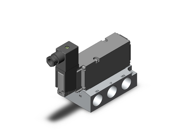 SMC VF5144-4D1-04 pilot operated 5 port solenoid valve