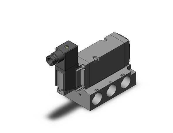 SMC VF5144-5DZ1-04T Pilot Operated 5 Port Solenoid Valve