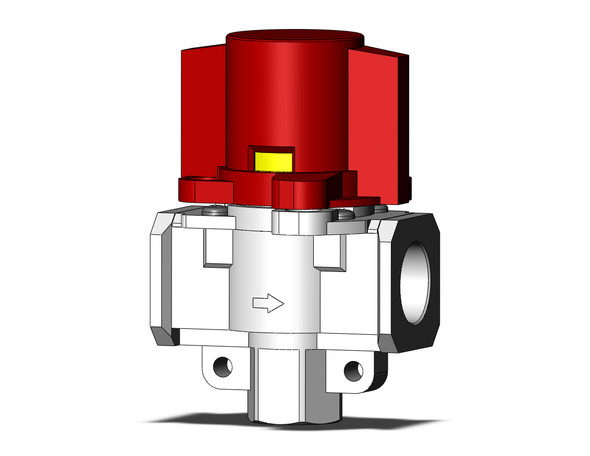 <h2>VHS20/30/40/50, Pressure Relief Valve, 3-Port, w/Locking Holes (Single Action)</h2><p><h3>The VHS series provides a convenient means of isolating supplied pressure in a pneumatic system and exhausting downstream pressure for maintenance purposes.  The units can be locked in the exhaust position and can be an integral part of an energy isolation system.  Air flow direction is easily identified by handle orientation and labelling.  They can be used alone or can be conveniently connected to an FRL assembly using modular spacers.</h3>- 3 port pressure relief valve<br>- Accessory for AC series<br>- Lockable for energy isolation<br>- Single action operation, simply turn<br>- Resin or metal handle construction<br>- Port sizes: 1/8, 1/4, 3/8, 1/2, 3/4, 1 <br>- Thread Types: Rc, NPT, G<p><a href="https://content2.smcetech.com/pdf/VHS_new.pdf" target="_blank">Series Catalog</a>