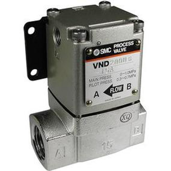 SMC VND102D-N8A 2 Port Process Valve