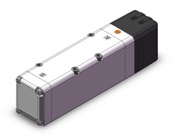 <h2>VQC5000, 5 Port Solenoid Valve, Base Mounted, Plug-in</h2><p><h3>The VQC series has five standard wiring packages bringing a world of ease to wiring and maintenance work, while the protective enclosures of three of them conform to IP67 standards for protection from dust and moisture. The use of multi-pin connectors to replace wiring inside manifold blocks provides flexibility when adding stations or changing manifold configuration. The VQC series has outstanding response times and long life.</h3>- 5 port solenoid valve, base mount, plug-in<br>- Fluid: air/inert gas<br>- Operating pressure: 1.0MPa [0.7MPa (low wattage)]<br>- Flow rate (Cv): 3.4 Metal seal; 4.7 Rubber seal<br>- Coil rated voltage: 12VDC, 24VDC<br>- Enclosure: dust proof (conforms to IP67)<br>- <p><a href="https://content2.smcetech.com/pdf/VQC4.pdf" target="_blank">Series Catalog</a>