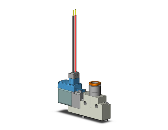 SMC VQZ115-5M1-N7-Q 3 port base mounted solenoid valve