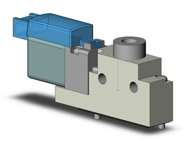 SMC VQZ115-6LO1-M5 3 port base mounted solenoid valve