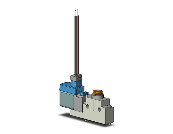 SMC VQZ115K-6M1-C4 3 Port Base Mounted Solenoid Valve