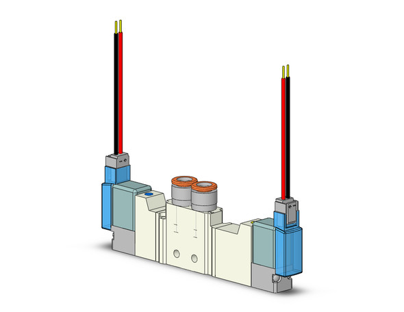 <h2>VQZ**2*, 1000/2000/3000 Series, 5 Port Solenoid Valve, Body Ported</h2><p><h3>Series VQZ base mount solenoid valves combine convenience with durability and performance in a more traditional mounting style. Series VQZ Body Ported Solenoid Valves combine flexibility with high performance and long life in an inline body style.<br>- </h3>- Fluid: air, inert gas<br>- Operating pressure range: 0.1 - 0.7MPa<br>- Effective area mm 2 (Cv):metal seal 2.0 (0.11) - 12.6 (0.7);rubber seal 3.1 (0.17) - 16.2 (0.9)<br>- Coil rated voltage: 12, 24VDC;100, 110, 200, 220VAC<br>- Response time (ms) standard 1W, high pressure 1.5W:metal seal 25 or less; rubber seal 30 or less<br>- Ambient   fluid temperature: -10 to 50 C<br>- <p><a href="https://content2.smcetech.com/pdf/VQZ_5PT.pdf" target="_blank">Series Catalog</a>