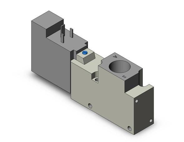 SMC VQZ312K-5YOSB1-02 3 port body ported solenoid valve