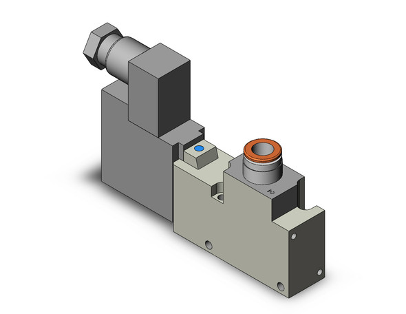 SMC VQZ342-1Y1-C8 3 port body ported solenoid valve