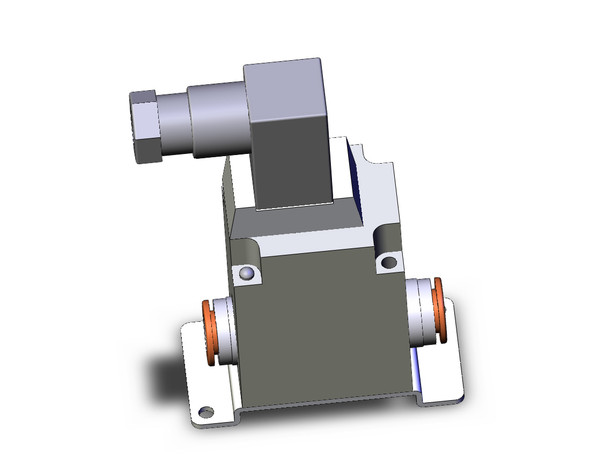 <h2>VQ20/30, 2 Port Solenoid Valve, Pilot Operated</h2><p><h3>The VQ20/30 series is a pilot operated, two port multi-media valve. The series is compact and lightweight with a large flow capacity. The VQ20/30 s long life, high speed coil (up to 20 million cycles at 100cps for pneumatic use) along with its all plastic construction make it an excellent choice for those who want high performance at a lower cost.<br>- </h3>- Fluid: air, inert gas<br>- Operating pressure range: 0.01 to 0.6 MPa<br>- Flow rate: 0.39 Cv (VQ20), 0.81 (VQ30)<br>- Coil rated voltage: 12, 24VDC; 100, 110, 200VAC<br>-  OFF Response time: 5ms or less <br>- Ambient/fluid temp: -10 to 50 C<p><a href="https://content2.smcetech.com/pdf/VQ20.pdf" target="_blank">Series Catalog</a>