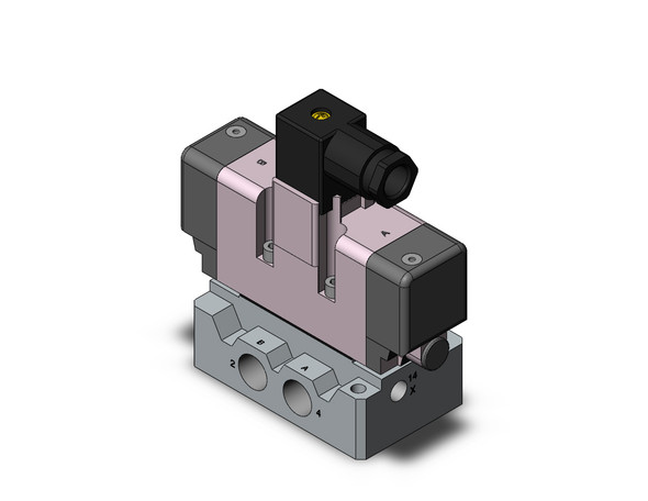 SMC VQ7-6-FG-D-3A03T 4/5 port solenoid valve solenoid valve, iso standard