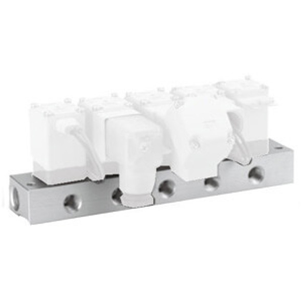 SMC VVX220B04 2 port valve manifold base