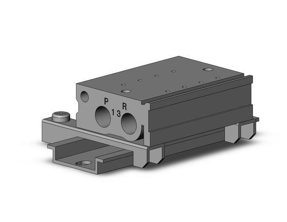 SMC VV3QZ12-04C-D0-00T Body Ported Manifold