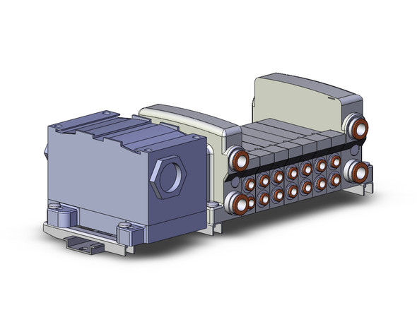 SMC VV5QC21-07C6TD0-D Vqc Manifold