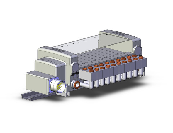 SMC VV5QC21-10LN7MD0-DNS Vqc Manifold