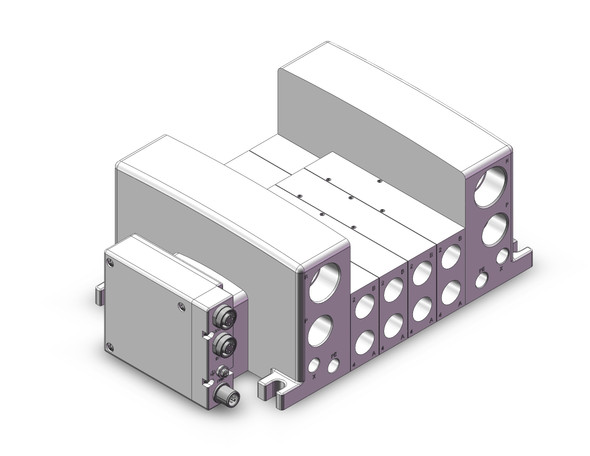 <h2>VQC4000 Manifold/Valve Assembly with EX260</h2><p><h3>The VQC series has five standard wiring packages bringing a world of ease to wiring and maintenance work, while the protective enclosures of three of them conform to IP67 standards for protection from dust and moisture. The use of multi-pin connectors to replace wiring inside manifold blocks provides flexibility when adding stations or changing manifold configuration. The VQC series has outstanding response times and long life.</h3>- Base mount EX260 type plug-in manifold for VQC4000 valves<br>- DeviceNet , PROFIBUS DP, CC-Link, Ether CAT and PROFINET fieldbus protocols<br>- Maximum 12 stations available as standard<br>- <p><a href="https://content2.smcetech.com/pdf/VQC4.pdf" target="_blank">Series Catalog</a>