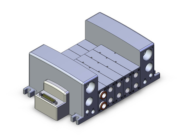 <h2>VV5QC41-**FD*, Base Mounted, Plug-in Unit, D-Sub Connector</h2><p><h3>The VQC series has five standard wiring packages bringing a world of ease to wiring and maintenance work, while the protective enclosures of three of them conform to IP67 standards for protection from dust and moisture. The use of multi-pin connectors to replace wiring inside manifold blocks provides flexibility when adding stations or changing manifold configuration. The VQC series has outstanding response times and long life.</h3>- For VQC4000 base mount, plug-in valves<br>- Conforms to IP40<br>- D-sub connector reduces labor while minimizing wiring and saving space<br>- 25 pin D-sub connector that conforms to MIL standards<br>- 1 to 12 stations available as standard<br>- <p><a href="https://content2.smcetech.com/pdf/VQC4.pdf" target="_blank">Series Catalog</a>