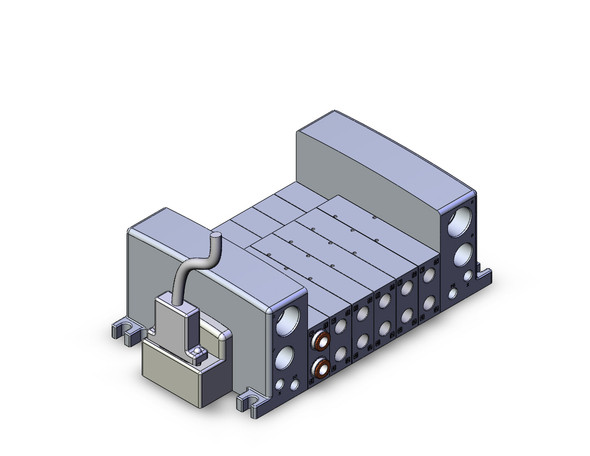 <h2>VV5QC41-**FD*, Base Mounted, Plug-in Unit, D-Sub Connector</h2><p><h3>The VQC series has five standard wiring packages bringing a world of ease to wiring and maintenance work, while the protective enclosures of three of them conform to IP67 standards for protection from dust and moisture. The use of multi-pin connectors to replace wiring inside manifold blocks provides flexibility when adding stations or changing manifold configuration. The VQC series has outstanding response times and long life.</h3>- For VQC4000 base mount, plug-in valves<br>- Conforms to IP40<br>- D-sub connector reduces labor while minimizing wiring and saving space<br>- 25 pin D-sub connector that conforms to MIL standards<br>- 1 to 12 stations available as standard<br>- <p><a href="https://content2.smcetech.com/pdf/VQC4.pdf" target="_blank">Series Catalog</a>