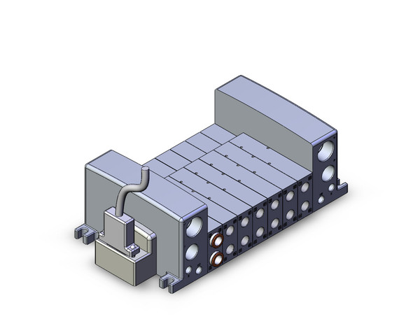 SMC VV5QC41-07C12FD3 4/5 Port Solenoid Valve