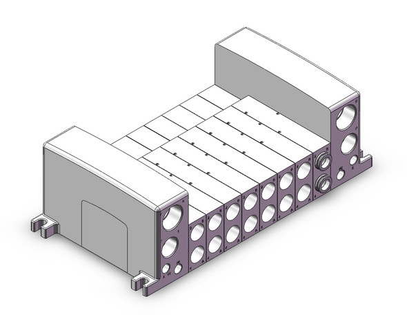 SMC VV5QC41-08C12SD60 vqc manifold