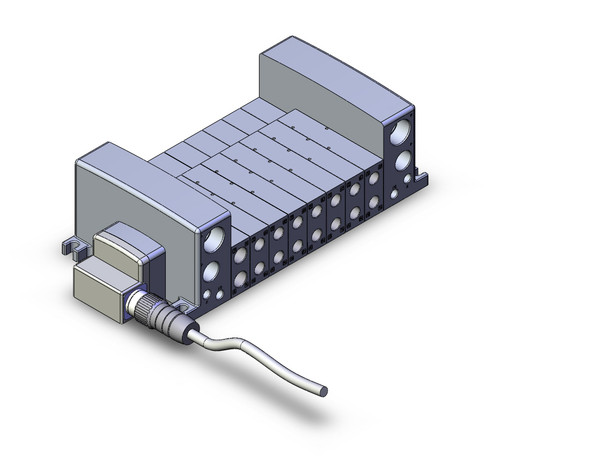 vv5qc41 manifold vqc 5-port    qm                             vv5qc41  base mnt 3/8          mfld, plug-in, multi-connector