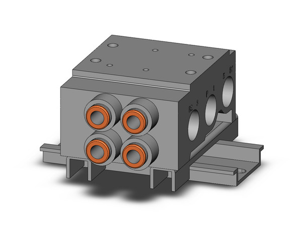 SMC VV5QZ25-02N7TC-D0 4/5 Port Solenoid Valve