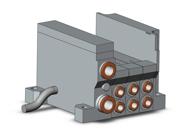 SMC VV5Q21-03N7L2-W Vv5Q Manifold