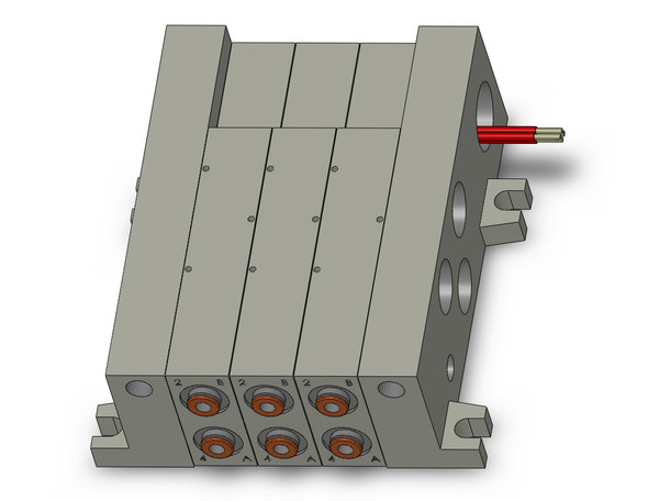 SMC VV5Q41-03N7TLU0-W Vv5Q Manifold