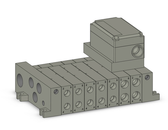 SMC VV5Q41-0702SV 4/5 Port Solenoid Valve