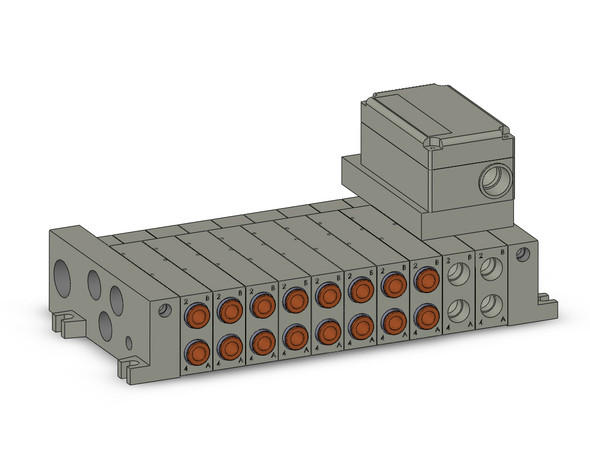 SMC VV5Q41-10C10SV Vv5Q Manifold