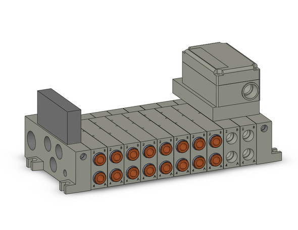 SMC VV5Q41-10C10SV-SDW Vv5Q Manifold