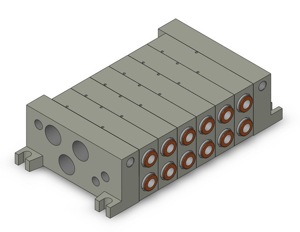 SMC VV5Q45-06N11TC Mfld, Non Plug-In, Vq4000