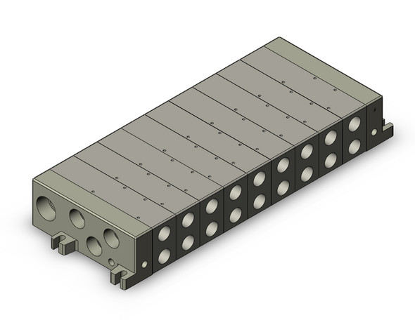 SMC VV5Q51-0904T1-SU Mfld, Plug-In, Vq5000