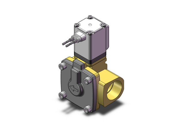 SMC VXD2C2LAB Pilot Op 2 Port Solenoid Valve (N.O.)