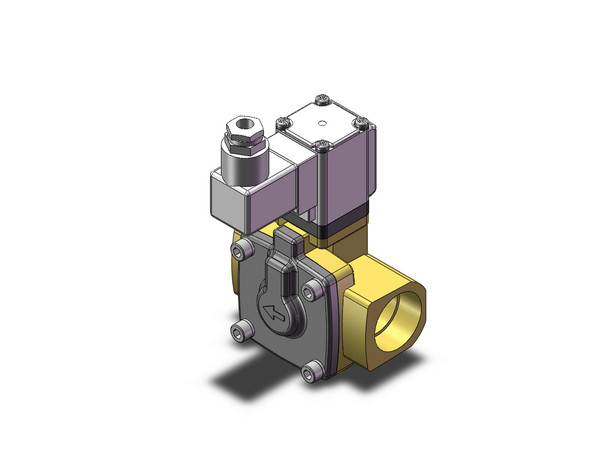 SMC VXD2D0NZ1VB Pilot Op 2 Port Solenoid Valve (N.O.)