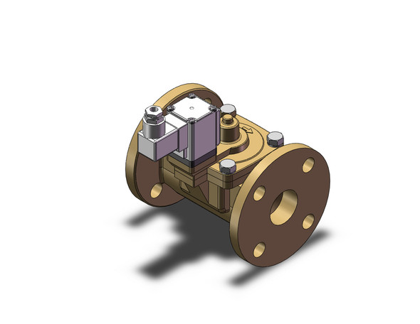 SMC VXD2F2RG pilot op 2 port solenoid valve (n.o.)