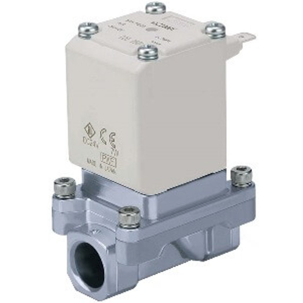 SMC VXZ2B3GZ2AB 2 port valve pilot op 2 port solenoid valve, (n.o.)