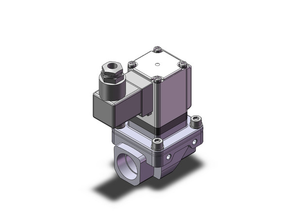 SMC VXZ2C2JG Pilot Op 2 Port Solenoid Valve, (N.O.)