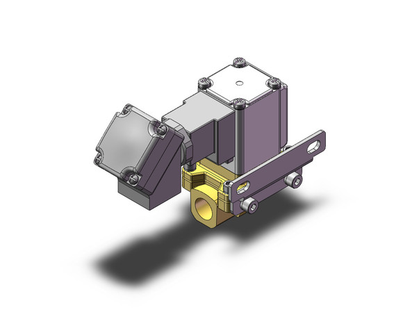 SMC VXZ232APBXB Pilot Op 2 Port Solenoid Valve, (N.C.)