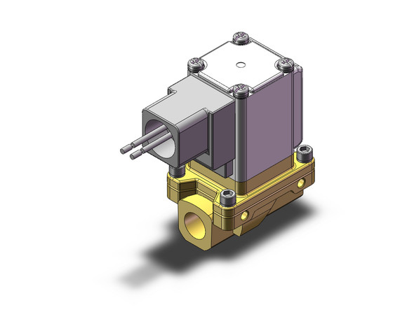 SMC VXZ232ASC Pilot Op 2 Port Solenoid Valve, (N.C.)