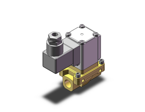 SMC VXZ232AZ2AC 2 port valve pilot op 2 port solenoid valve, (n.c.)