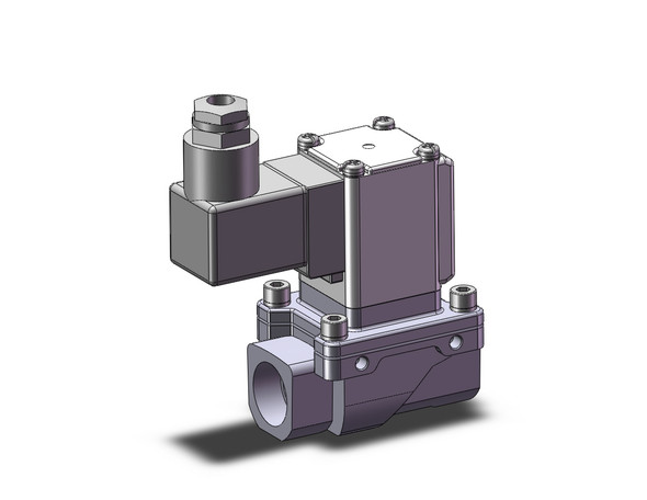 SMC VXZ240GZ2AL Pilot Op 2 Port Solenoid Valve, (N.C.)