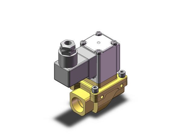 SMC VXZ242FZ2AL 2 port valve pilot op 2 port solenoid valve, (n.c.)