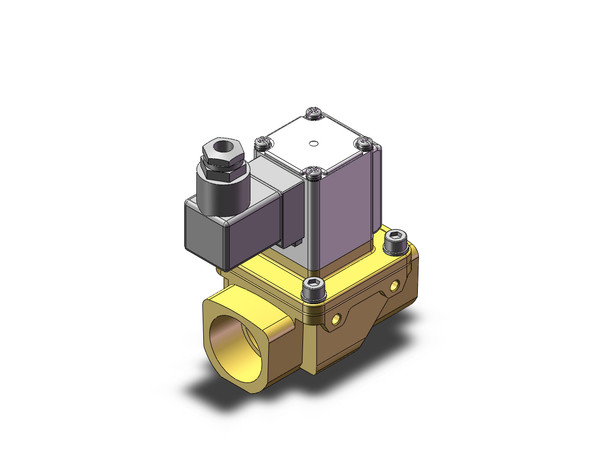 SMC VXZ262KG 2 port valve pilot op 2 port solenoid valve, (n.c.)